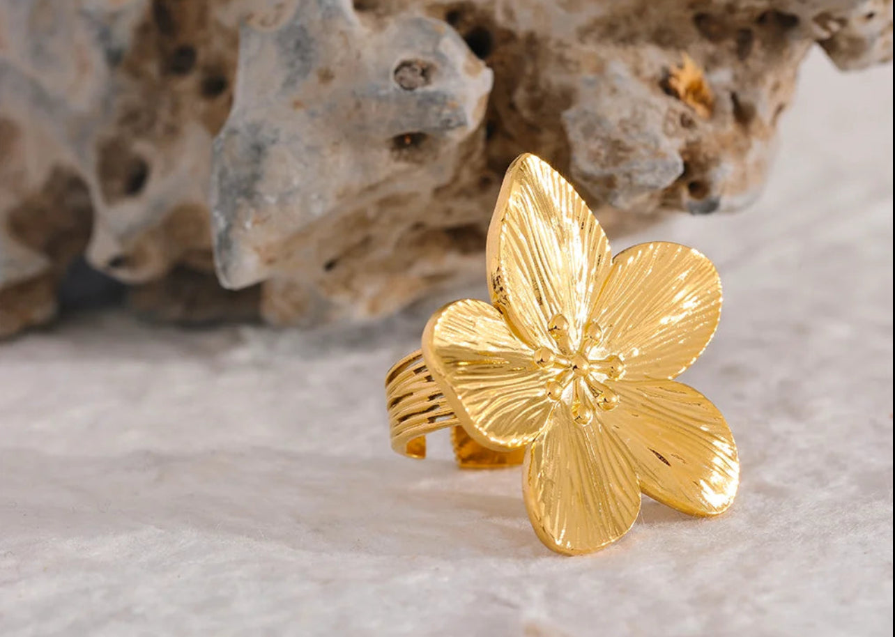 Flower Statement Ring