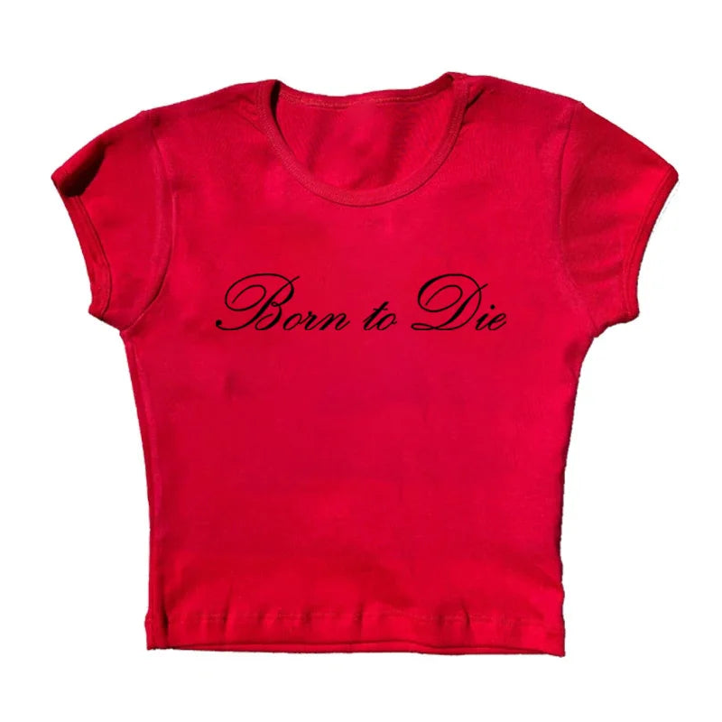 Red Born To Die Tee