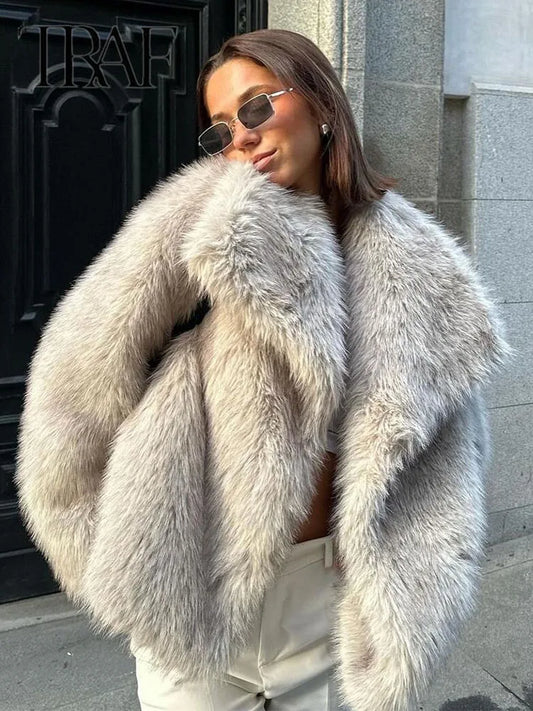 Faux Fur Winter Coat