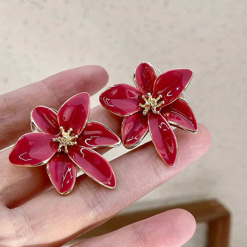 Flower Drop Earrings