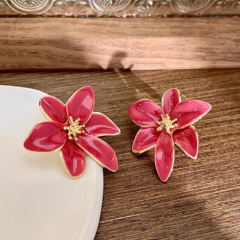 Flower Drop Earrings